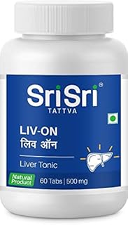 Sri Sri Products Liv-On for All Liver Related Problems, 60 Tablets (Pack of 3)