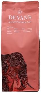 1962 Devan's South Indian Arabica Plantation Aaa Filter Coffee Beans Bag: Coffee : 100%, (Medium Roast) 500 Gms (Beans) Regular Coffee For Morning, After Noon And Night