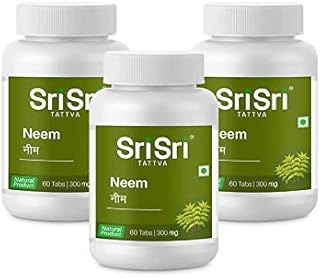 Sri Sri Tattva Neem Tablet, 300mg -Pack of 4