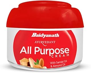 Baidyanath Jhansi Ayurvedant All Purpose Cream With Sandal Oil & Almond Oil