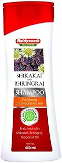 Baidyanath Asli Ayurved Shikakai and Bhringraj Nourishing Shampoo I Hair Strong Shampoo I Coconut Oil I 450 Ml - Sulfate & Paraben Free