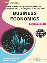 Business Economics (Major/Minor) Book B.Com 1st Semester in English language book by Thakur Publication