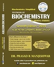 Biochemistry Simplified Textbook for Medical Studentsby Prasad Manjeshwar, 7th Edition - 2024,
