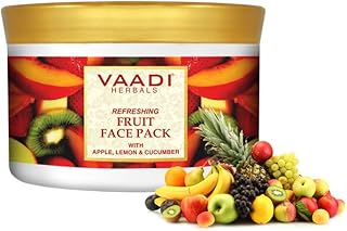 Vaadi Herbals Refreshing Fruit Face Pack, Apple Lemon and Cucumber, 600g