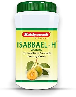 Baidyanath Isabbael H Granules - 100g | Ayurvedic Herbal Remedy with Kutaj, Amla, Ajwain & Isabgol | Supports Digestive Health