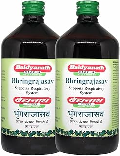 Baidyanath Asli Ayurved Bhringrajasava Liquid Syrup-450 Ml(Pack Of 2)