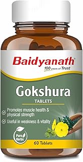 Baidyanath Gokshura - 60 Tablets | Supports Strength & Vitality