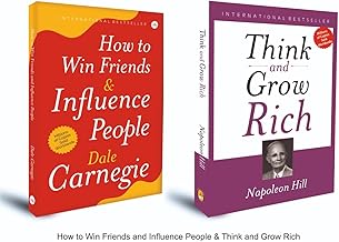 How to Win Friends and Influence People + Think and Grow Rich | Dale Carnegie, Nepoleon hill | Hardcover | international bestseller book