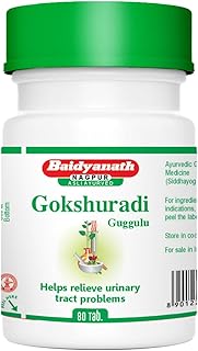 Baidyanath Asli Ayurved Gokshuradi Guggulu, 80 Tablets