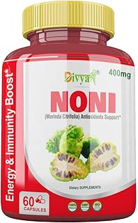 Divya Shree Noni Capsule For Body Detoxifier, Immunity Booster, Joint Pain Relief, Strengthens the Muscle