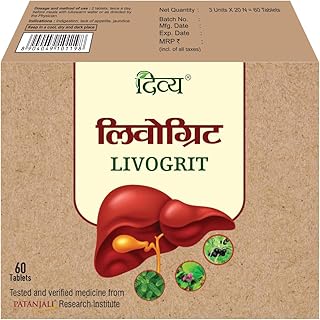 Patanjali Divya Livogrit 60 N Tablet