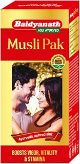 Baidyanath Red Musli Pak - Made With Pure Safed Musli For Strength And Vitality - 250G Powder