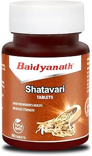 Baidyanath Shatavari Tablets: Hormonal Balance and Wellness Support for Women - 60 Tab (Pack of 1)