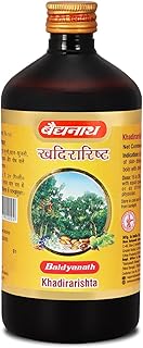 Baidyanath Khadirarishta | Ayurvedic Syrup for Skin Disorders | Blood Purifier, 450 ml