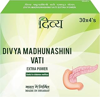 Divya Madhunashni Vati Extra Power - 60 g (120 Tablets)