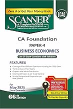 Business Economics (Paper 4 | CA Foundation) Scanner - Including questions and solutions | Applicable for May 2025 Exam | Green Edition