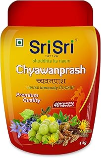 Sri Sri TATTVA shuddhta ka naam Chyawanprash - 1kg | Herbal Immunity Booster with 40+ Ayurvedic Ingredients for Better Strength and Stamina