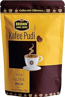Brown Label Coffee Kafee Pudi Ultra Rich1KG (Pack of 5)