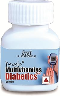 Develo Diabetic Multivitamin supplement for Diabetes care for Men & women, pack of 1 – 30 capsules