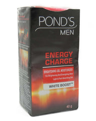 Buy Ponds Men Energy Charge White Boost Brightening Gel Moisturizer 40 gms online for USD 8.99 at alldesineeds