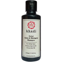 Pack of 2 Kumkum Khadi Herbal Amla & Bhringraj Shampoo (210ml)
