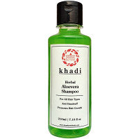Pack of 2 Kumkum Khadi Herbal Aloevera Shampoo (210ml)
