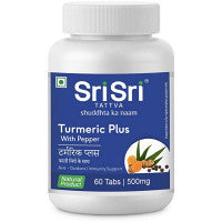 2 x  Sri Sri Tattva Turmeric Plus With Pepper 500Mg Tablet (60tab)
