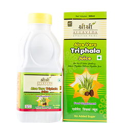 Buy Aloe Vera Triphala Juice 500 ml - SRI SRI Ayurveda online for USD 31.49 at alldesineeds