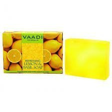 Buy 6 Pack REFRESHING LEMON AND BASIL SOAP 75 gms each (Total 450 gms) online for USD 21.18 at alldesineeds