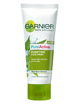 Buy 4 Pack Garnier Pure Active Neem Face Wash 100 ml each (Total 400 ml) online for USD 21.84 at alldesineeds