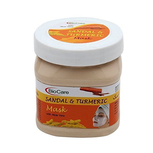 Buy BioCare SANDAL & TURMERIC Mask 500ml with Aloe Vera Extracts 500 ml online for USD 18.75 at alldesineeds