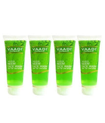Buy 4 x Vaadi Anti-Acne Neem Face Wash With Tea Tree Extract 60ml each online for USD 12.9 at alldesineeds