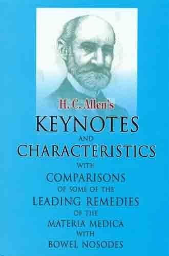 Allen's Keynotes and Characteristics With Comparisons: With Comparisons Some