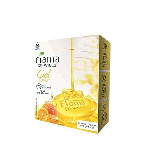 Buy 4 X Fiama Di Wills Gel Bar Bath Soap PURE RIO SPLASH Skin Conditioner online for USD 15.19 at alldesineeds