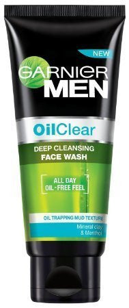 Buy 2 Pack of Garnier Men Oil Clear Face Wash, 100gms (Total 200 gms) online for USD 18.37 at alldesineeds