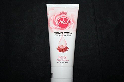Buy 5 x No 1 Nature White Fairness Facewash with Kesar extracts 50gms (Total 250 gms) online for USD 19.86 at alldesineeds