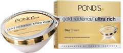Buy 2 X Pond's Gold Radiance Ultra Rich Day Cream 50 gms each online for USD 69.8 at alldesineeds