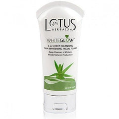 Buy Pack of 3 Lotus Herbals WhiteGlow 3-in-1 Deep Cleansing Skin Whitening Facial online for USD 20.51 at alldesineeds