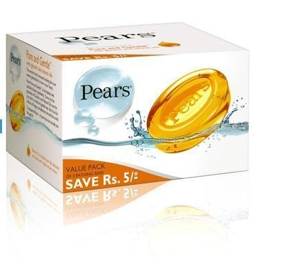 Buy Pears Pure and Gentle Soap with Glycerin and Natural Oils, 125g (Pack of 3) online for USD 20.12 at alldesineeds