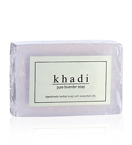 Buy 3 Pack Khadi Pure Lavender Soap 125 gms each (total of 375 gms) online for USD 19.15 at alldesineeds