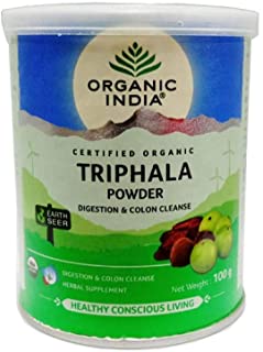2 Pack of Organic India Triphala Powder 100g