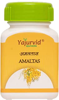 2 x Yajurvid Ayurveda Amaltas Pure Herb 40 Tablets Natural
