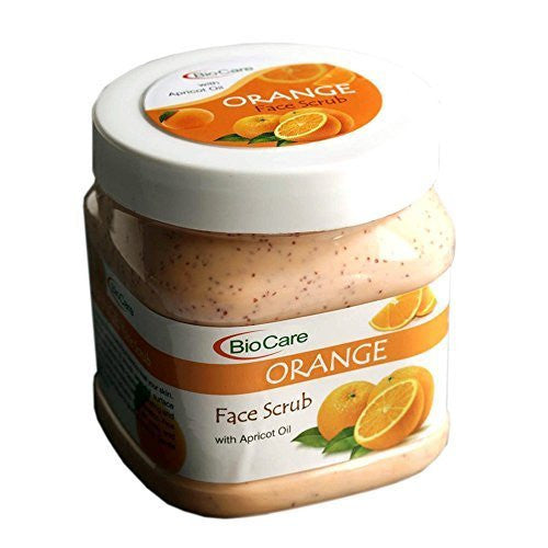 Buy BioCare Orange Face Scrub With Apricot Oil 500ml online for USD 18.75 at alldesineeds