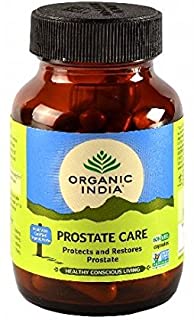 2 Pack of ORGANIC INDIA Prostate Care 60 N Veg Capsules