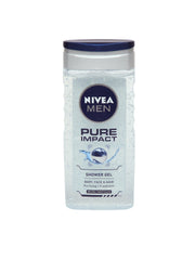 Buy Nivea Pure Impact Shower Gel for Men, 250ml online for USD 11.17 at alldesineeds