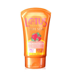 Buy Lotus Herbals Safe Sun Block Cream Spf 20, 100g online for USD 8.95 at alldesineeds