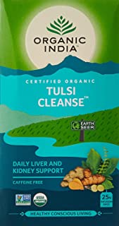 2 Pack of Organic India Tulsi Cleanse Tea 25 Tea Bags
