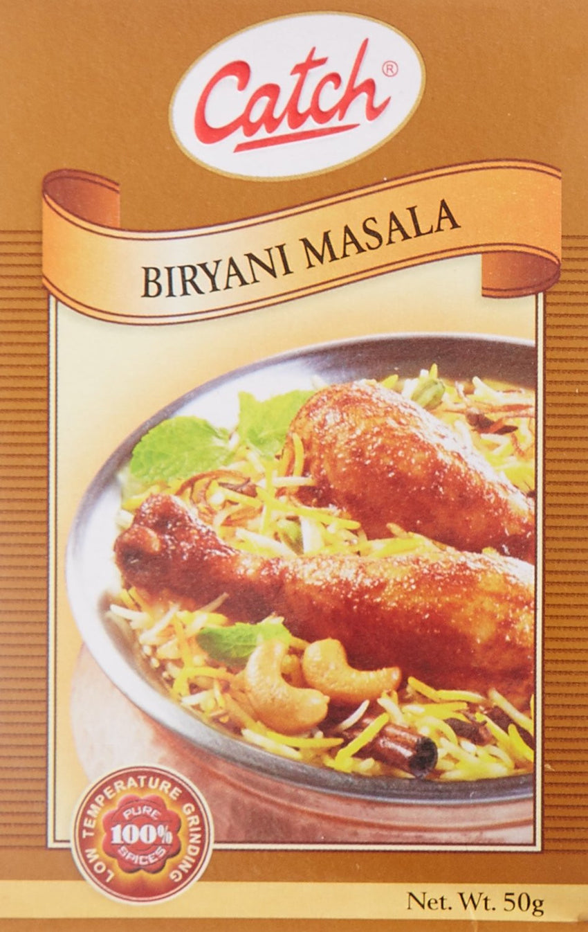 Buy 5 Pack Catch Briyani Masala 50 gms (Total 250 gms) online for USD 14.85 at alldesineeds