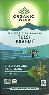 2 Pack of Organic India Tulsi Brahmi Tea 25 TB