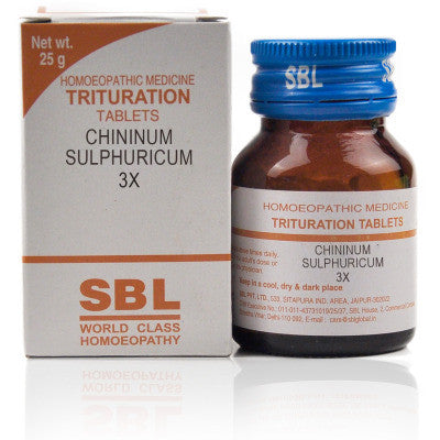 SBL Chininum Sulphuricum 3X 25g - alldesineeds